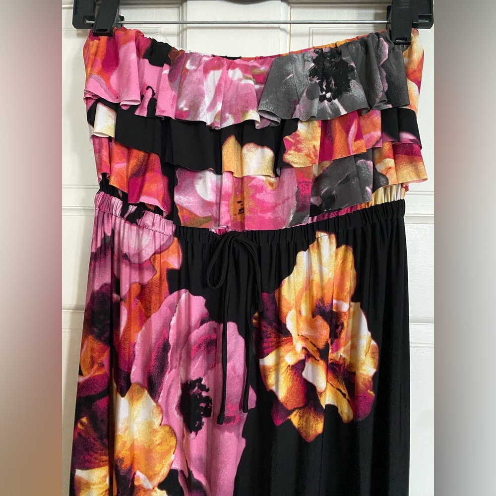 Floral Ruffle Maxi Dress - Picture 4 of 6
